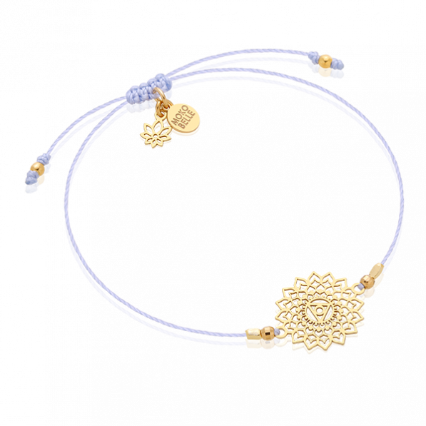 Bracelet with throat chakra