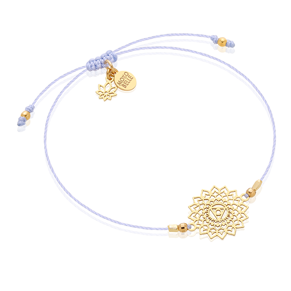 Bracelet with throat chakra