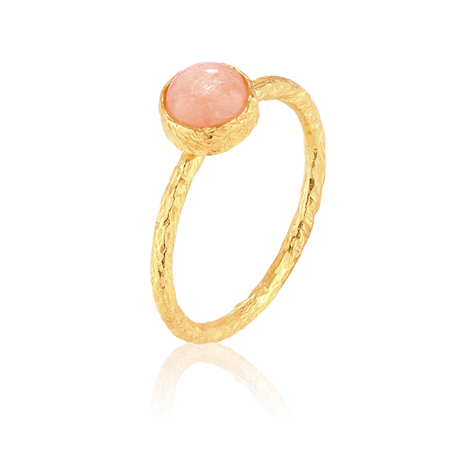 Ring with sunstone